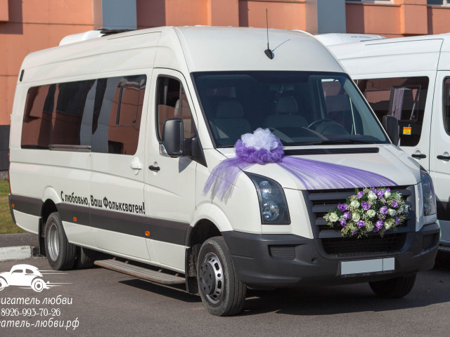 Аренда микроавтобуса Volkswagen Crafter на свадьбу 20 мест